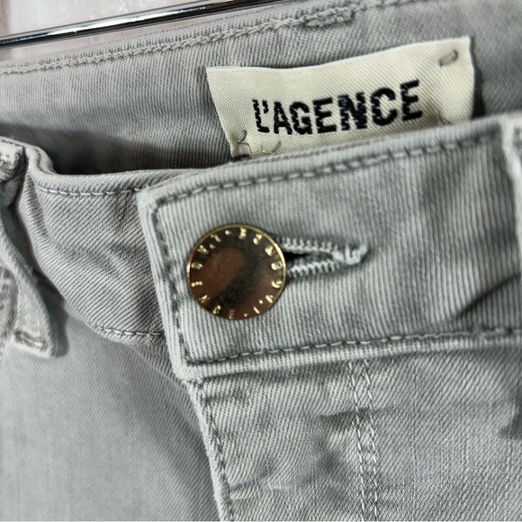 L’Agence Margot High Rise Skinny Gray 28 - Picture 5 of 5